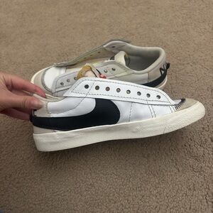 White and Black Sneakers